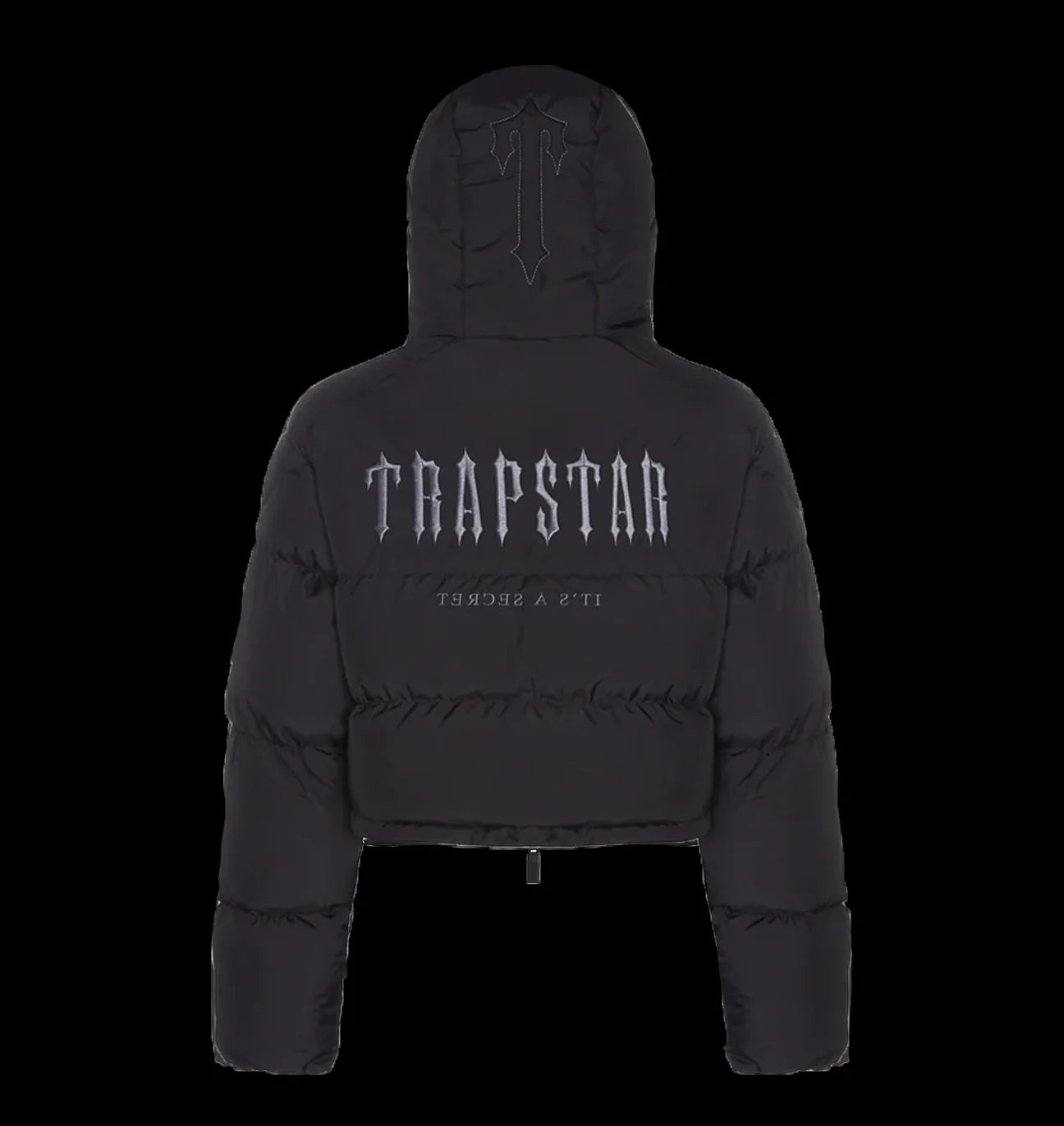 TRAPSTAR WOMEN'S DECODED 2.0 HOODED PUFFER - (BLACK)