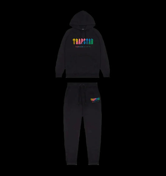 TRAPSTAR CHENILLE DECODED HOODED TRACKSUIT - (CANDY EDITION)