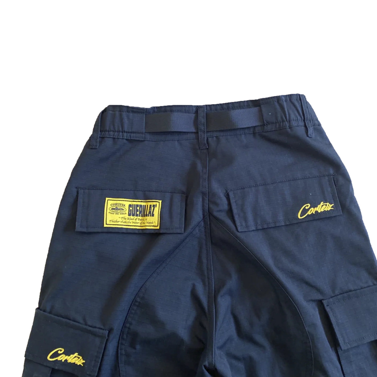 CORTEIZ GUERILLAZ CARGOS-(BLACK/YELLOW)