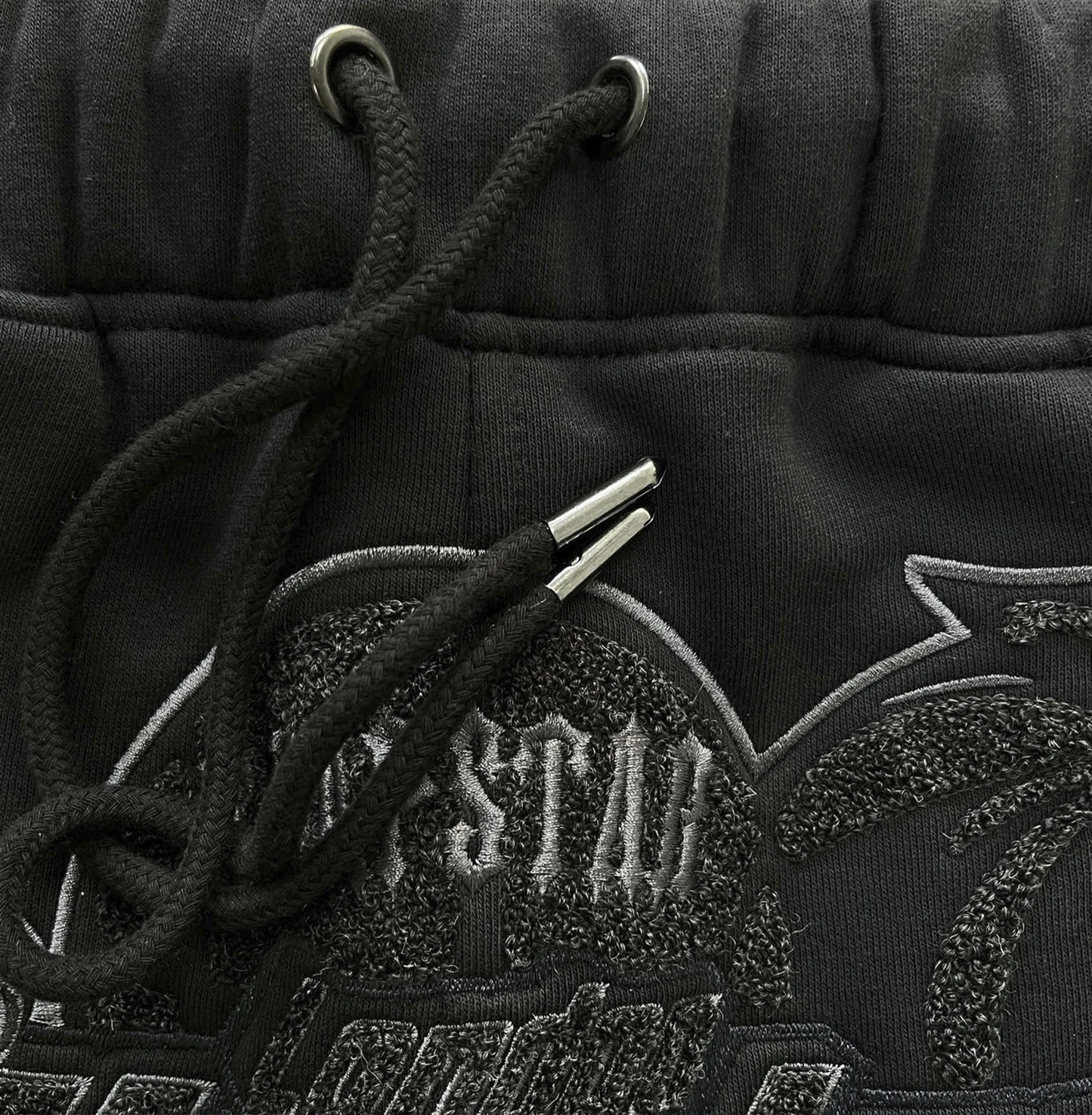 TRAPSTAR SHOOTERS HOODED TRACKSUIT - (BLACK MONOCHROME EDITION)