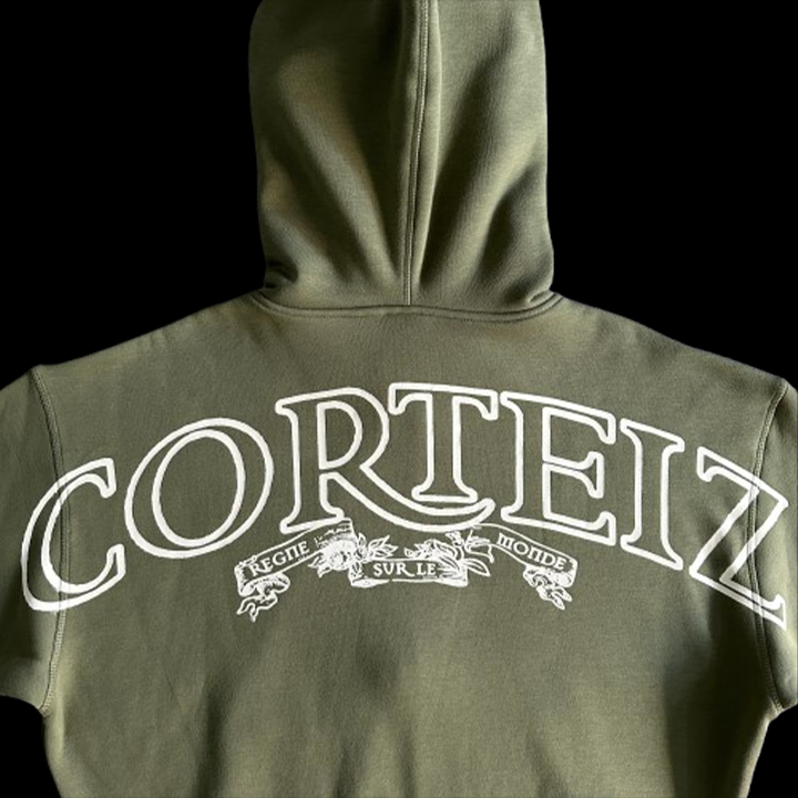 CORTEIZ SUPERIOR ROYALE ZIP TRACKSUIT - (OLIVE)