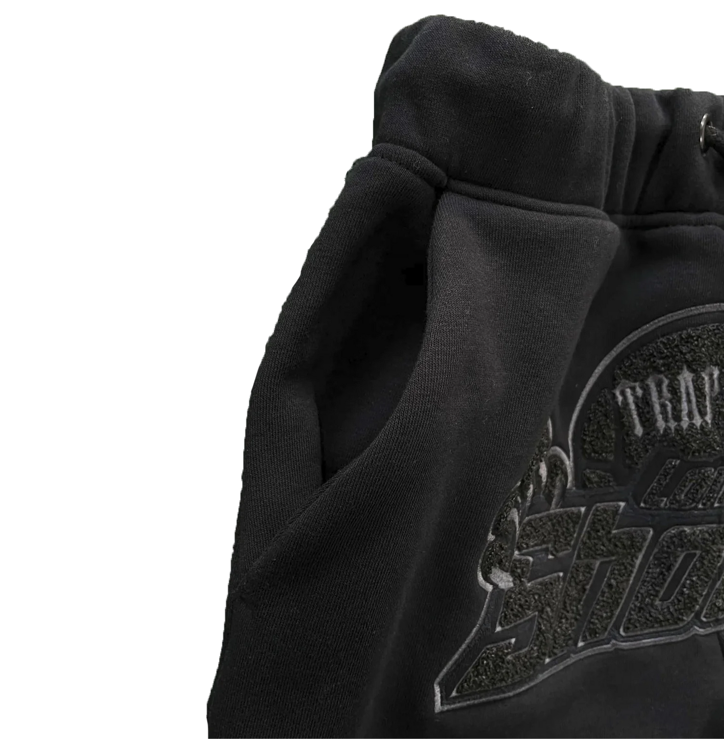 TRAPSTAR SHOOTERS HOODED TRACKSUIT - (BLACK MONOCHROME EDITION)