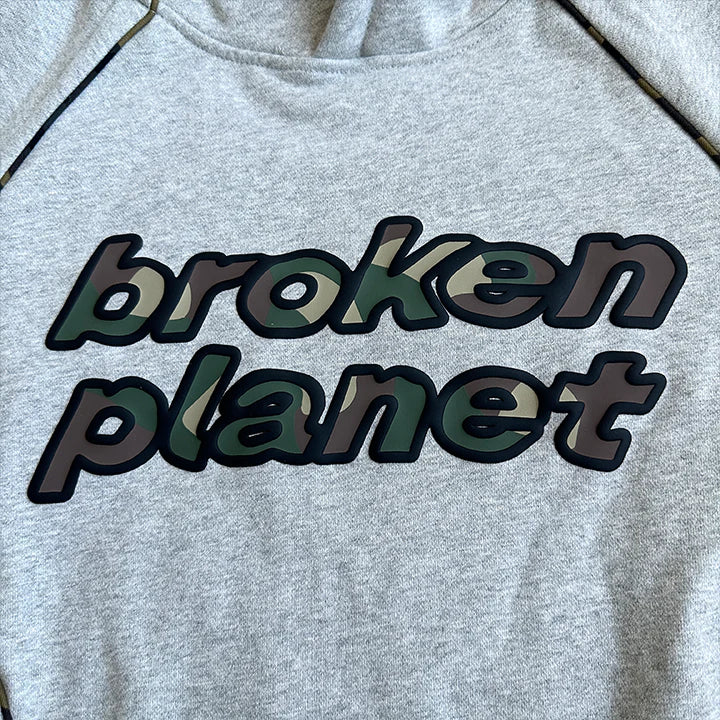 BROKEN PLANET PERFORMANCE HEATHER GREY HOODIE