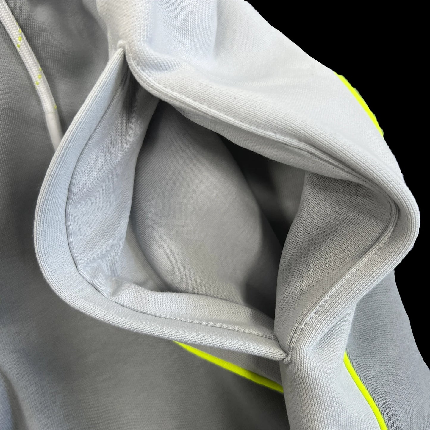 SYNA WORLD PIPE HOODIE & SHORT SET - (GREY/YELLOW)