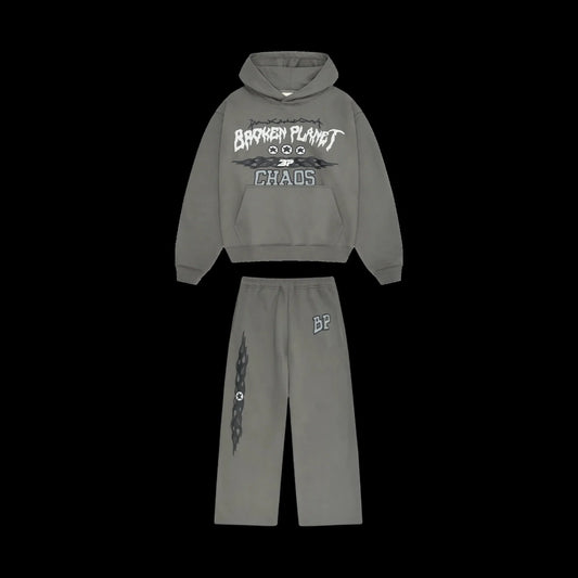 BROKEN PLANET CHAOS GUNMETAL TRACKSUIT (GREY)