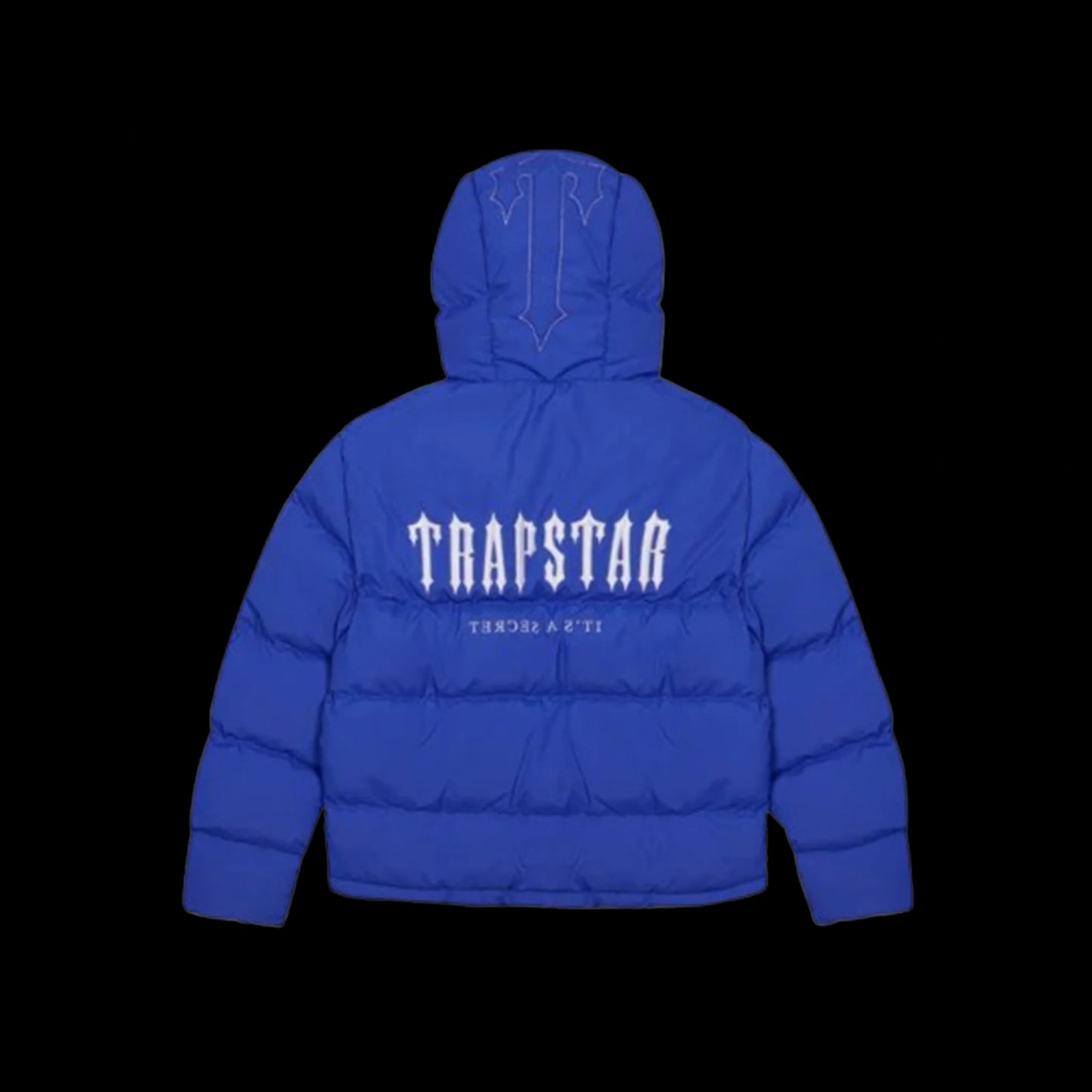 TRAPSTAR DECODED HOODED PUFFER 2.0-(DAZZLING BLUE)