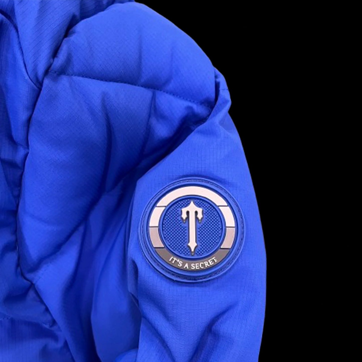 TRAPSTAR DECODED HOODED PUFFER 2.0-(DAZZLING BLUE)