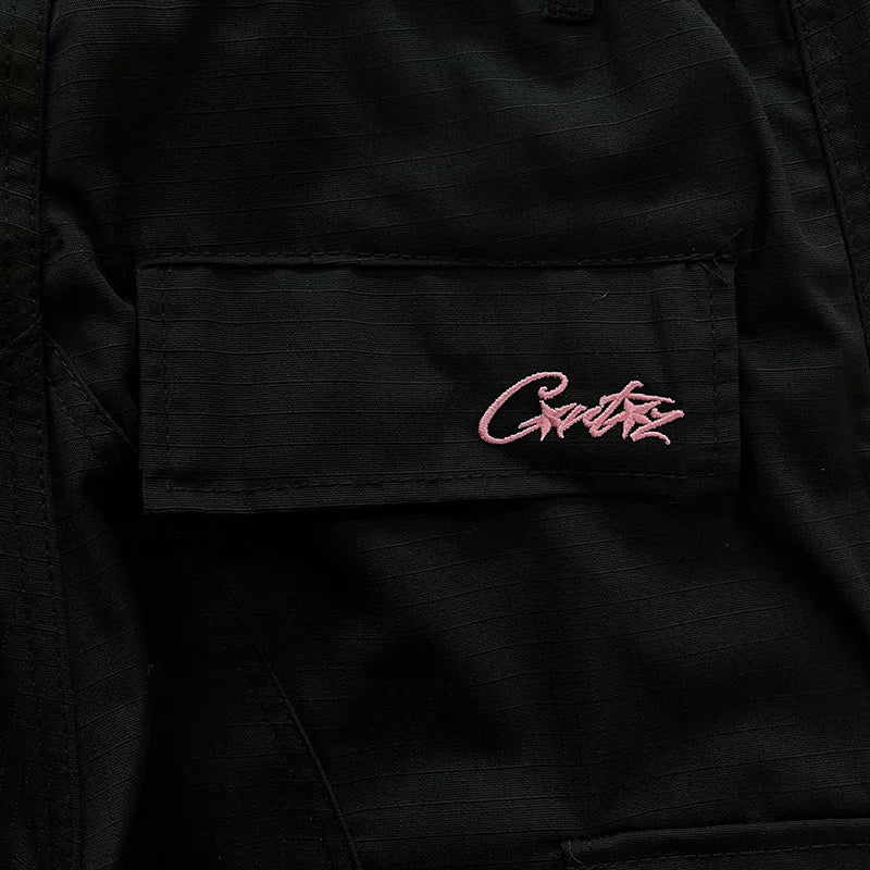 CORTEIZ GUERILLAZ CARGOS-(BLACK/PINK)