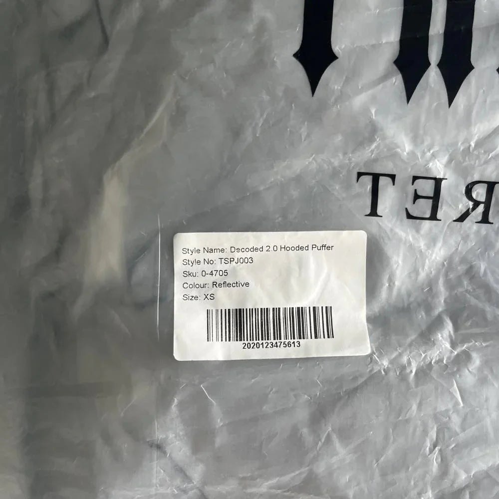 TRAPSTAR DECODED HOODED PUFFER 2.0 -(REFLECTIVE)