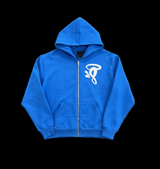 SYNA WORLD VOID ZIP UP HOODIE (BLUE)