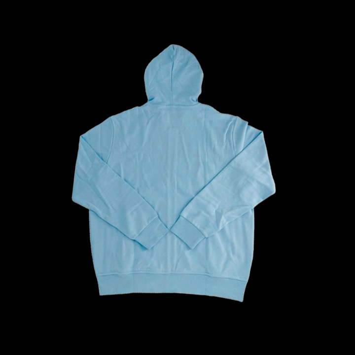 RALP LAUREN COTTON FLEECE FULL-ZIP HOODIE  (BLUE ORBIT)