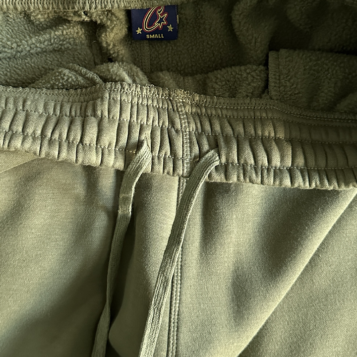 CORTEIZ SUPERIOR ROYALE ZIP TRACKSUIT - (OLIVE)