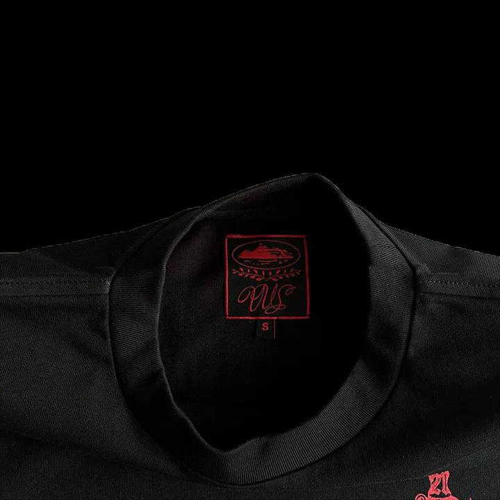 CORTEIZ X SLAUGHTER GANG 21 SAVAGE T-SHIRT