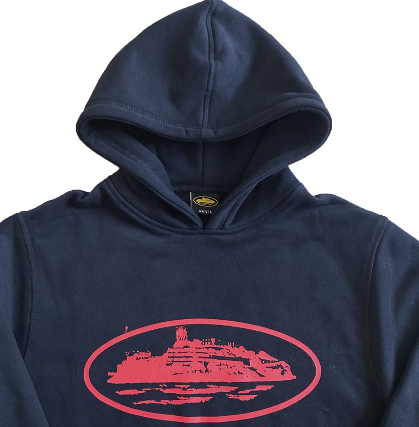 CORTEIZ ALCATRAZ HOODIE - (BLACK/RED)