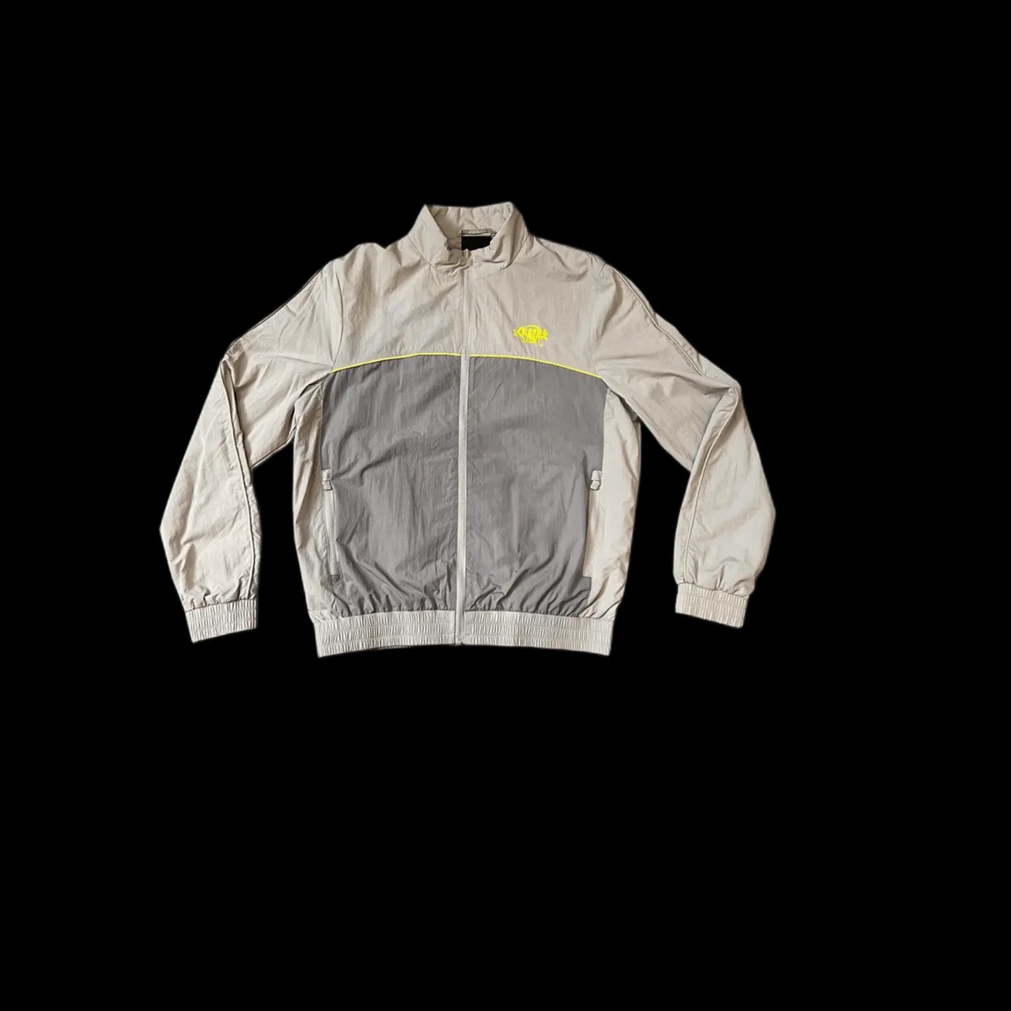 SYNA WORLD SYNA LOGO ‘ SHELL TRACKSUIT - (CREAM/GREY/YELLOW)