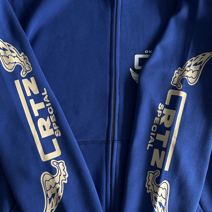 CORTEIZ GASOLINA DOUBLE ZIP TRACKSUIT - (BLUE)