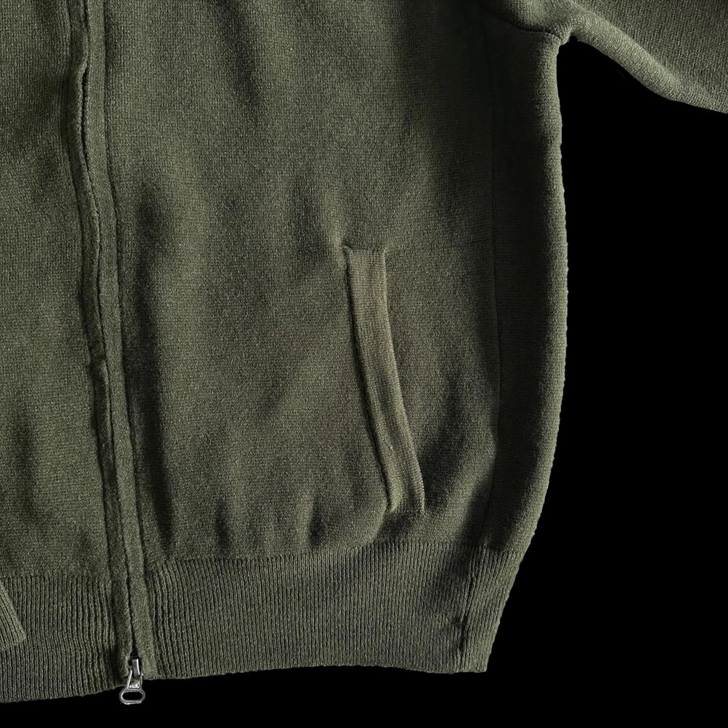 CORTEIZ VVS KNIT-ZIP (OLIVE)