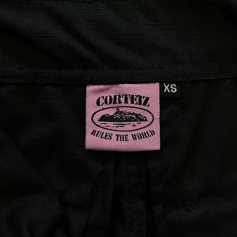 CORTEIZ GUERILLAZ CARGOS-(BLACK/PINK)