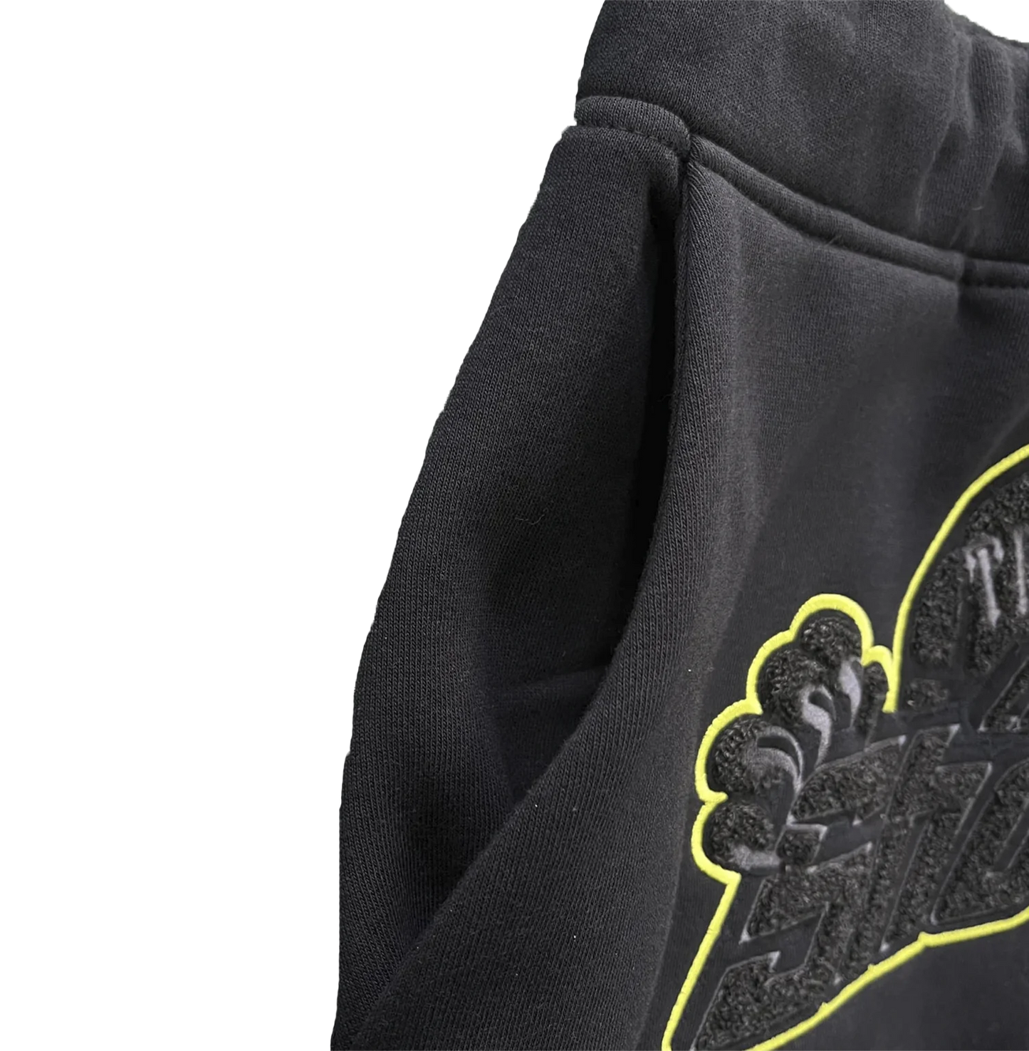 TRAPSTAR SHOOTERS HOODIE TRACKSUIT - (BLACK/LIME)