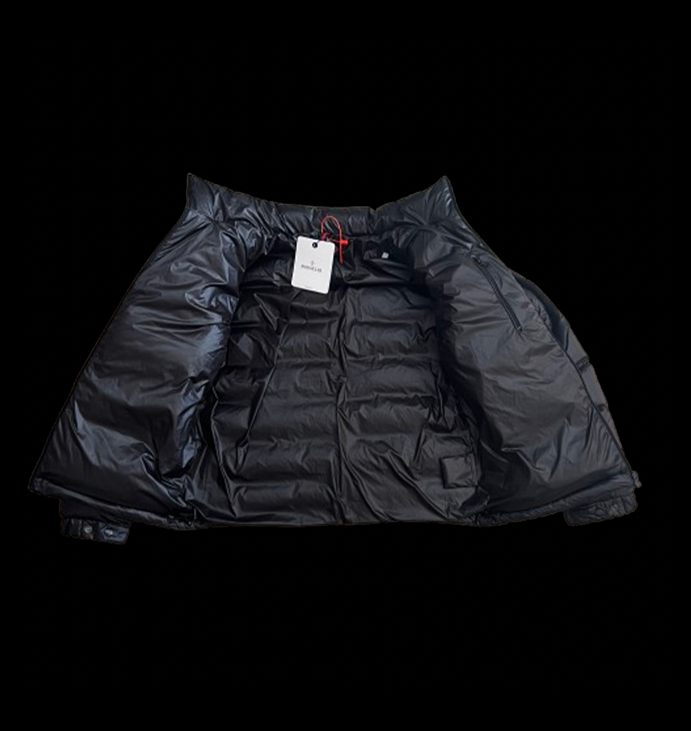 MONCLER SOLANDER BATMAN HOODED SHORT DOWN JACKET