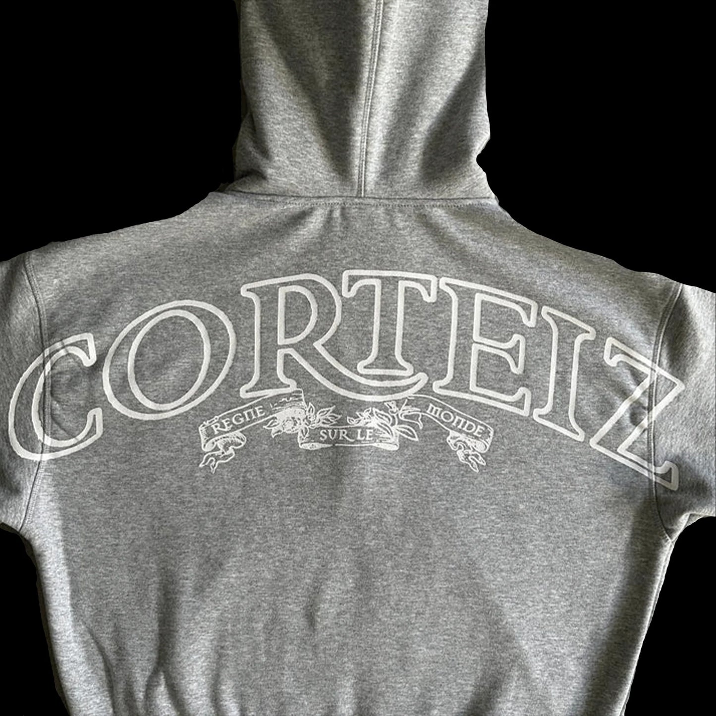 CORTEIZ SUPERIOR ROYALE ZIP HOODIE - (HEATHER GREY)