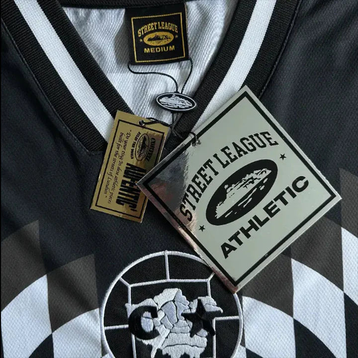 CORTEIZ CLUB RTW FOOTBALL JERSEY - BLACK