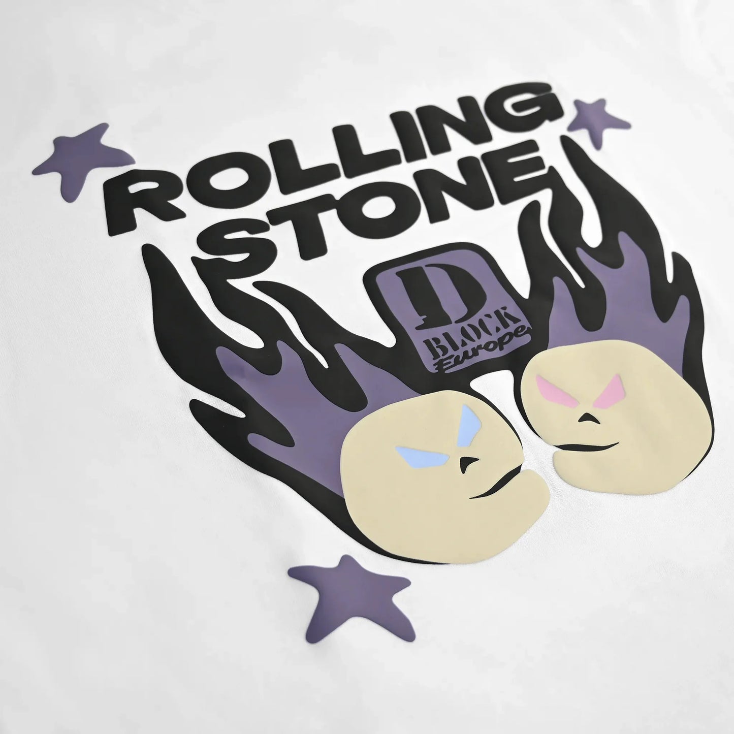 BROKEN PLANET D BLOCK ROLLING STONES T-SHIRT