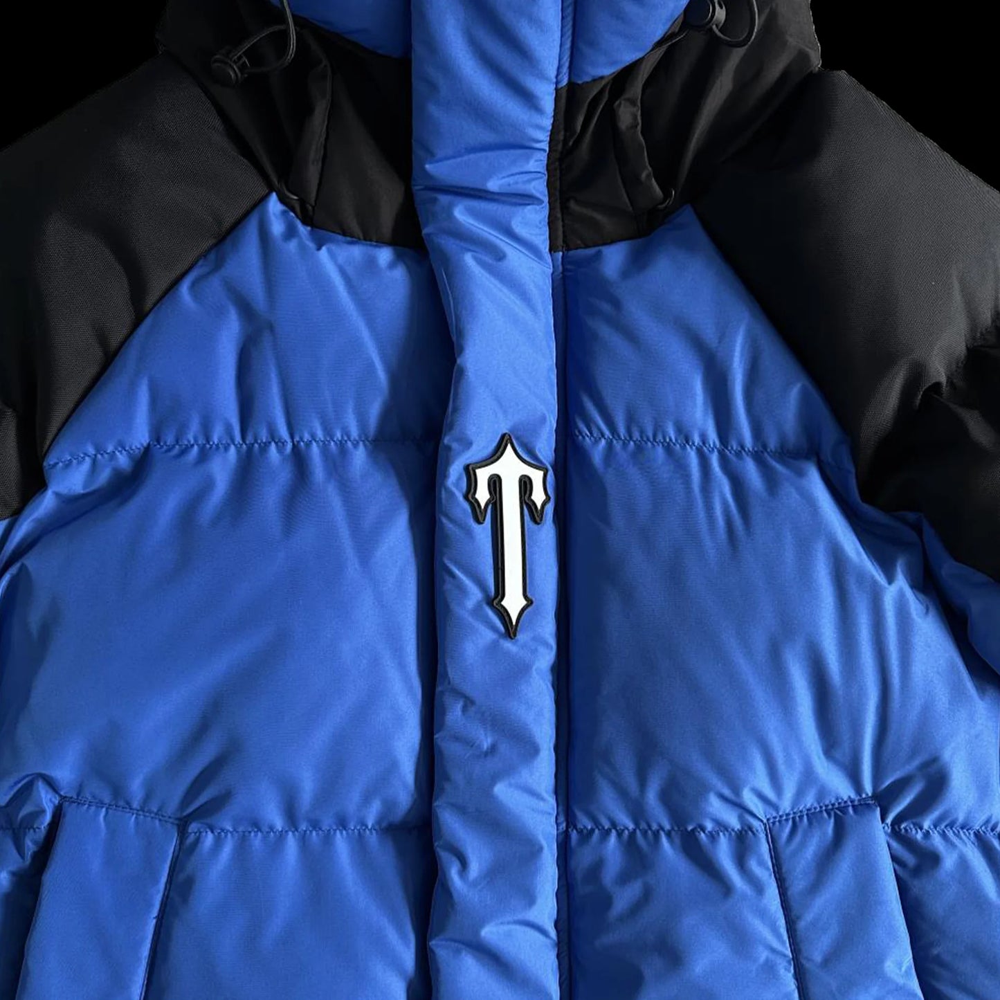 TRAPSTAR IRONGATE ARCH PUFFER AW23 - (BLUE/BLACK)