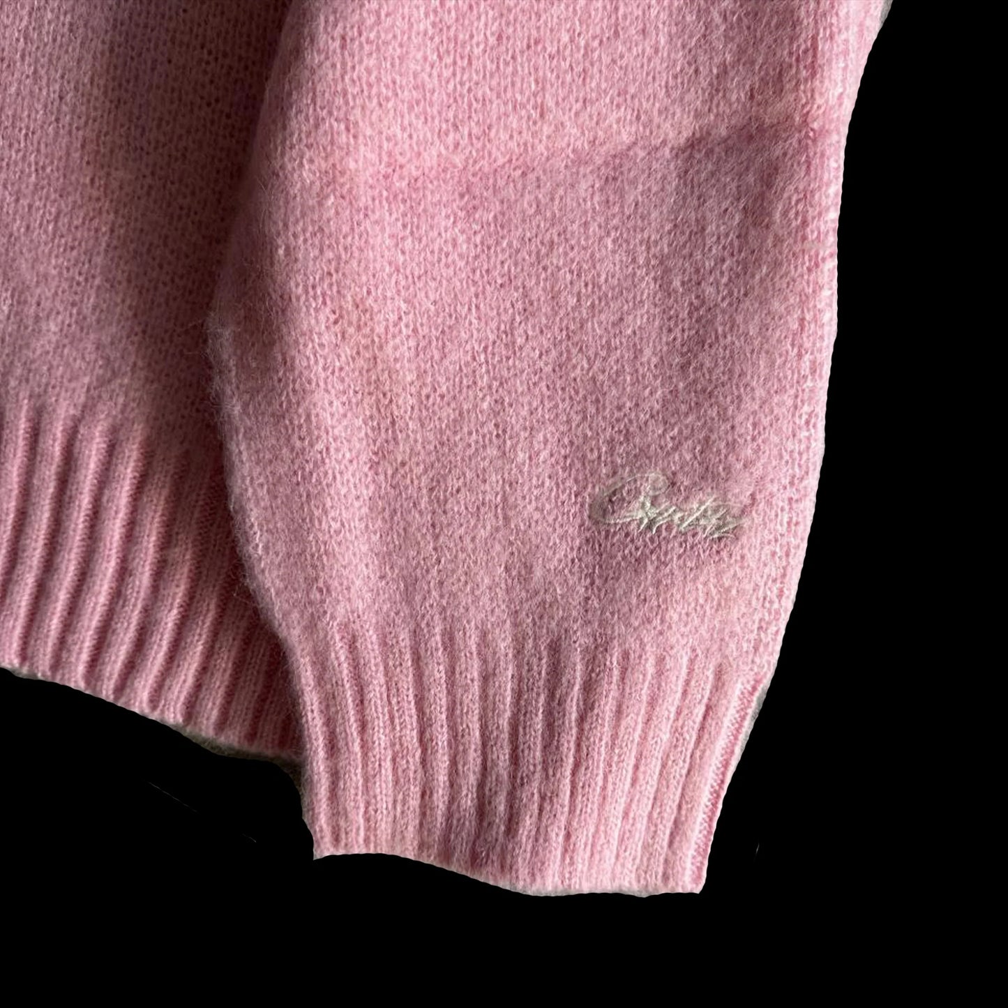 CORTEIZ C STAR GRADIENT MOHAIR KNIT SWEATER-(PINK)