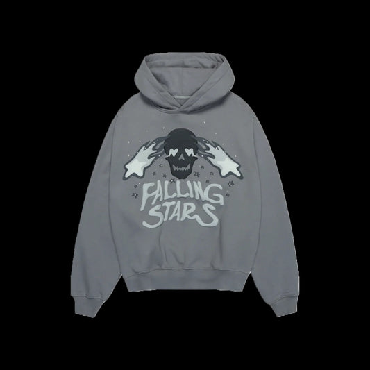 BROKEN PLANET 'FALLING STARS' (DARK GRAY HOODIE)