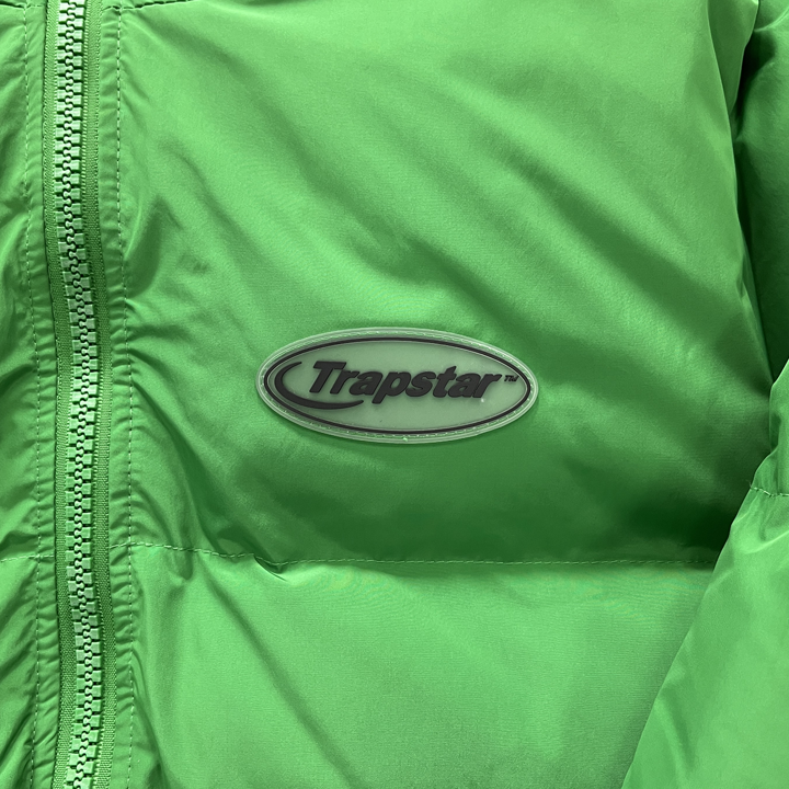 TRAPSTAR HYPERDRIVE HOODED PUFFER - (GREEN)