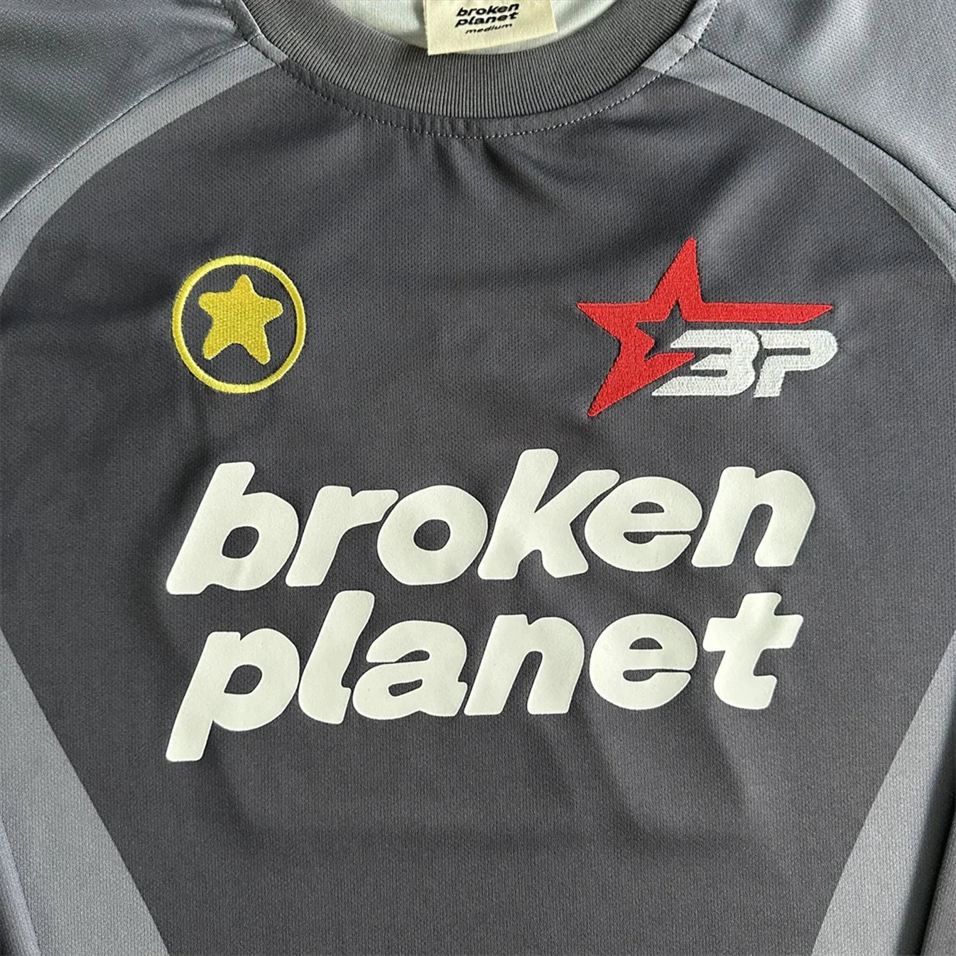 BROKEN PLANET FOOTBALL LONG SLEEVE TEE