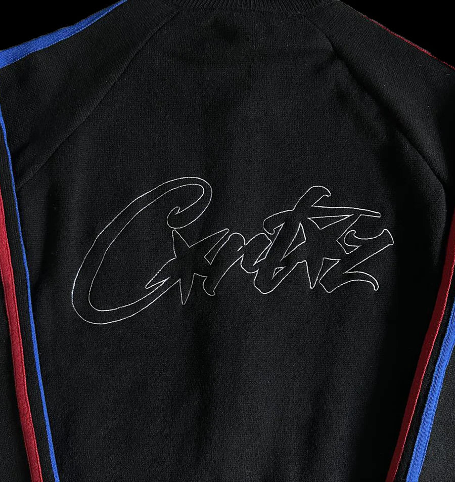 CORTEIZ VVS KNIT-ZIP (BLACK/RED/BLUE)