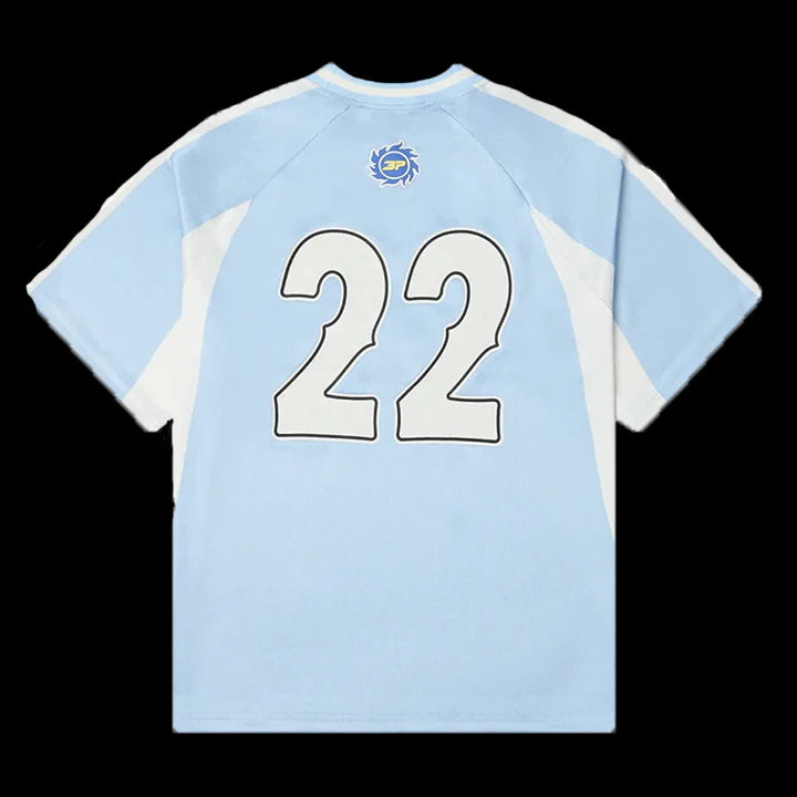 BROKEN PLANET MARKET FOOTBALL JERSEY - (LIGHT BLUE)