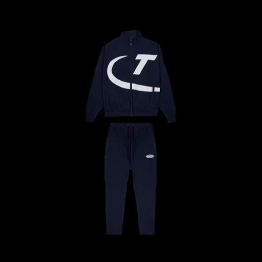 TRAPSTAR HYPER SHELLSUIT - (NAVY/WHITE)