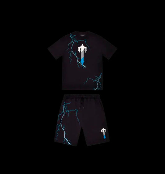 TRAPSTAR IRONGATE T LIGHTNING SHORT SET