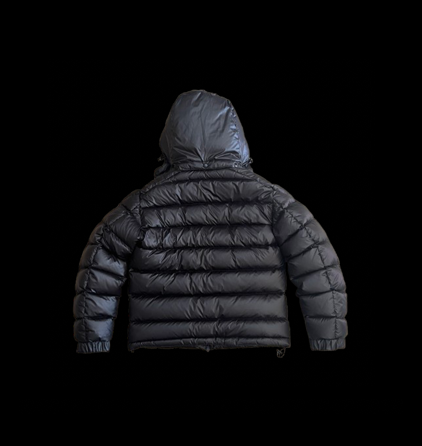 MONCLER SOLANDER BATMAN HOODED SHORT DOWN JACKET