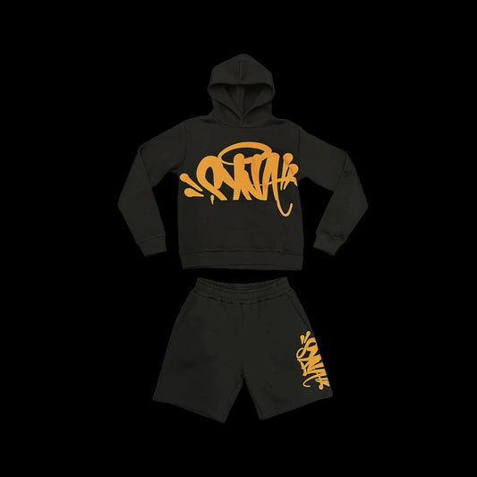 TEAM SYNA HOOD TWINSET (BLACK/ORANGE)