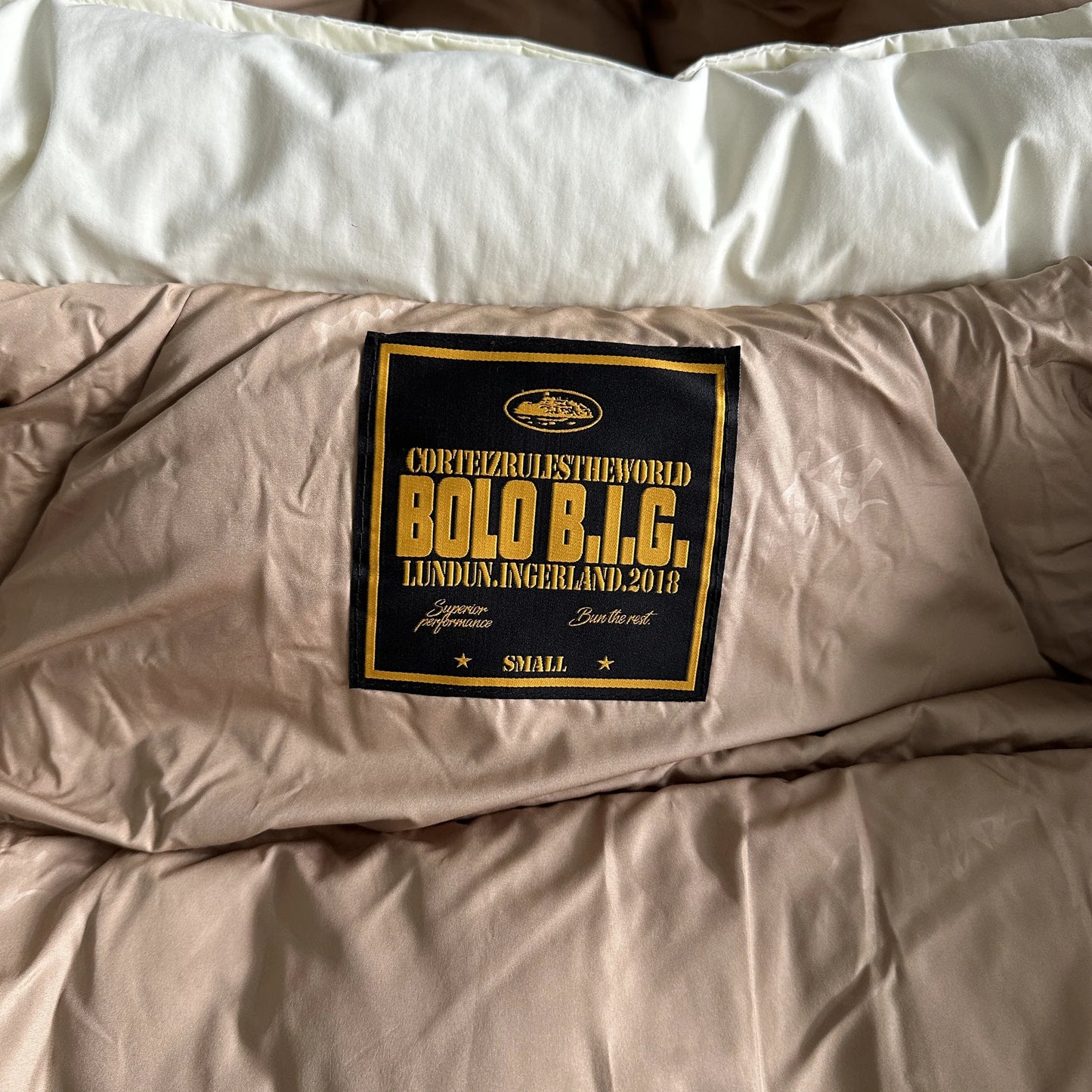 CORTEIZ BOLO B.I.G JACKET (CREAM)