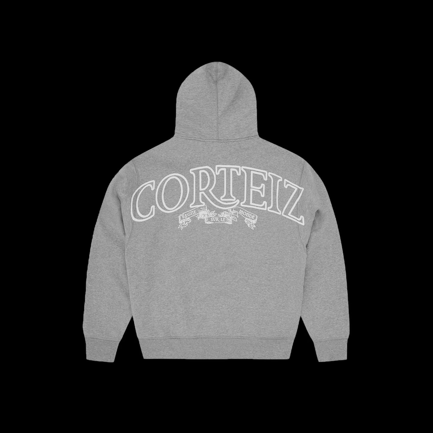 CORTEIZ SUPERIOR ROYALE ZIP HOODIE - (HEATHER GREY)