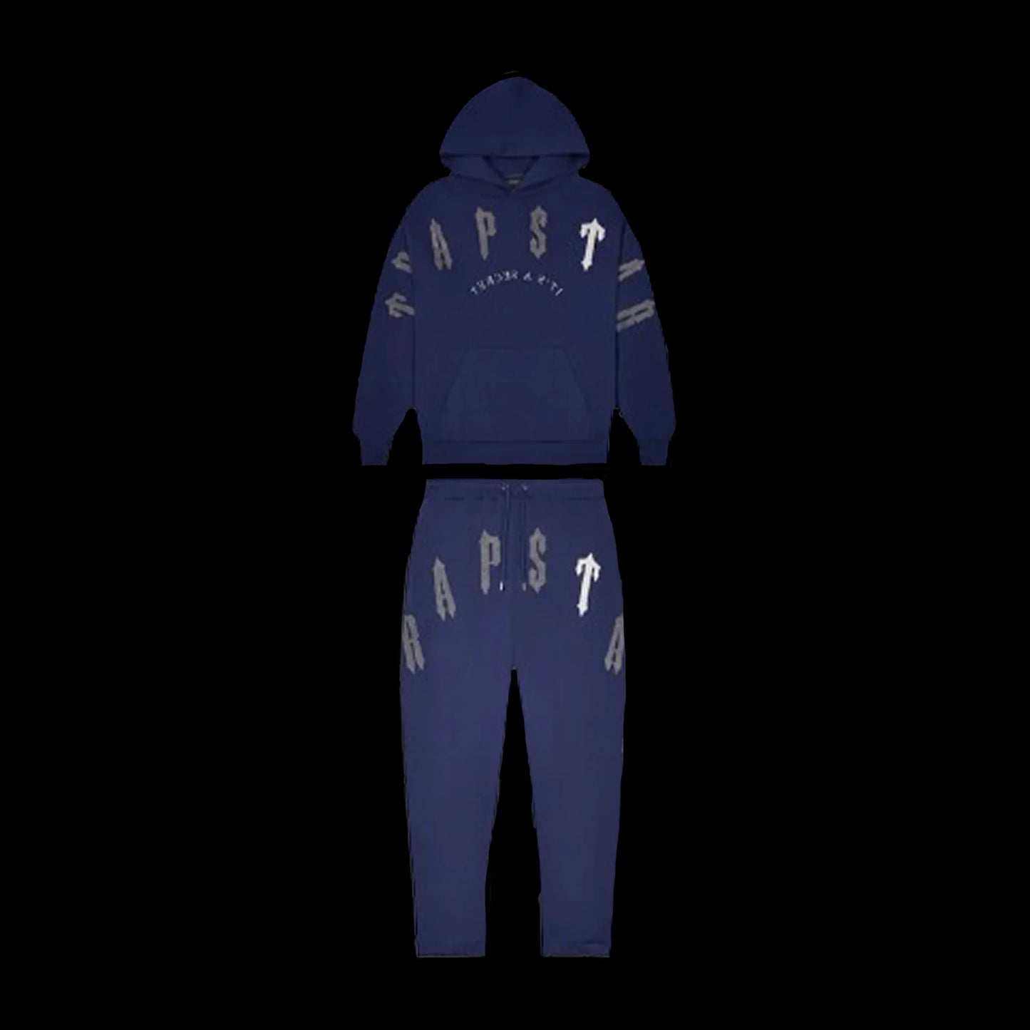 TRAPSTAR IRONGATE ARCH CHENILLE 2.0 TRACKSUIT - (NAVY)