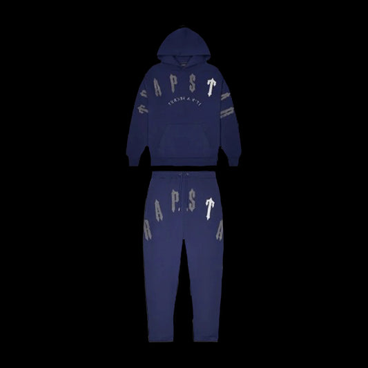 TRAPSTAR IRONGATE ARCH CHENILLE 2.0 TRACKSUIT - (NAVY)