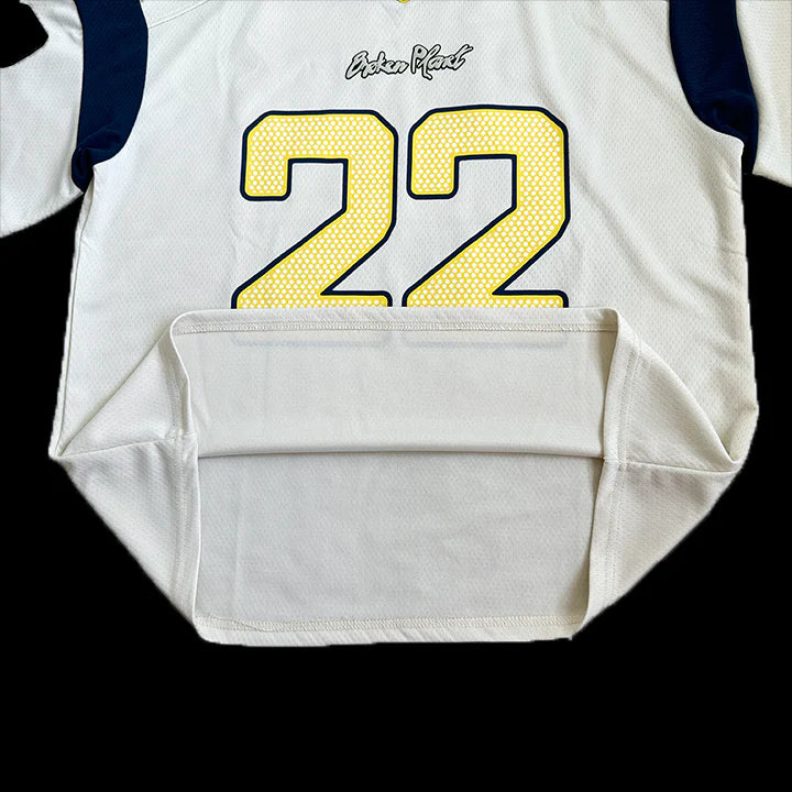 BROKEN PLANET FOOTBALL JERSEY - (WHITE/BLUE)