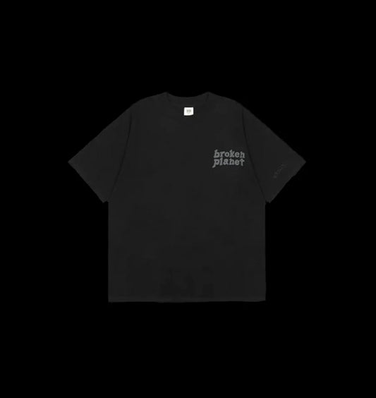 BROKEN PLANET BASIC WASHED SOOT BLACK T SHIRT