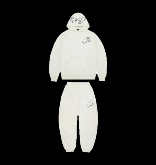 CORTEIZ SATIN C STAR APPLIQUE TRACKSUIT