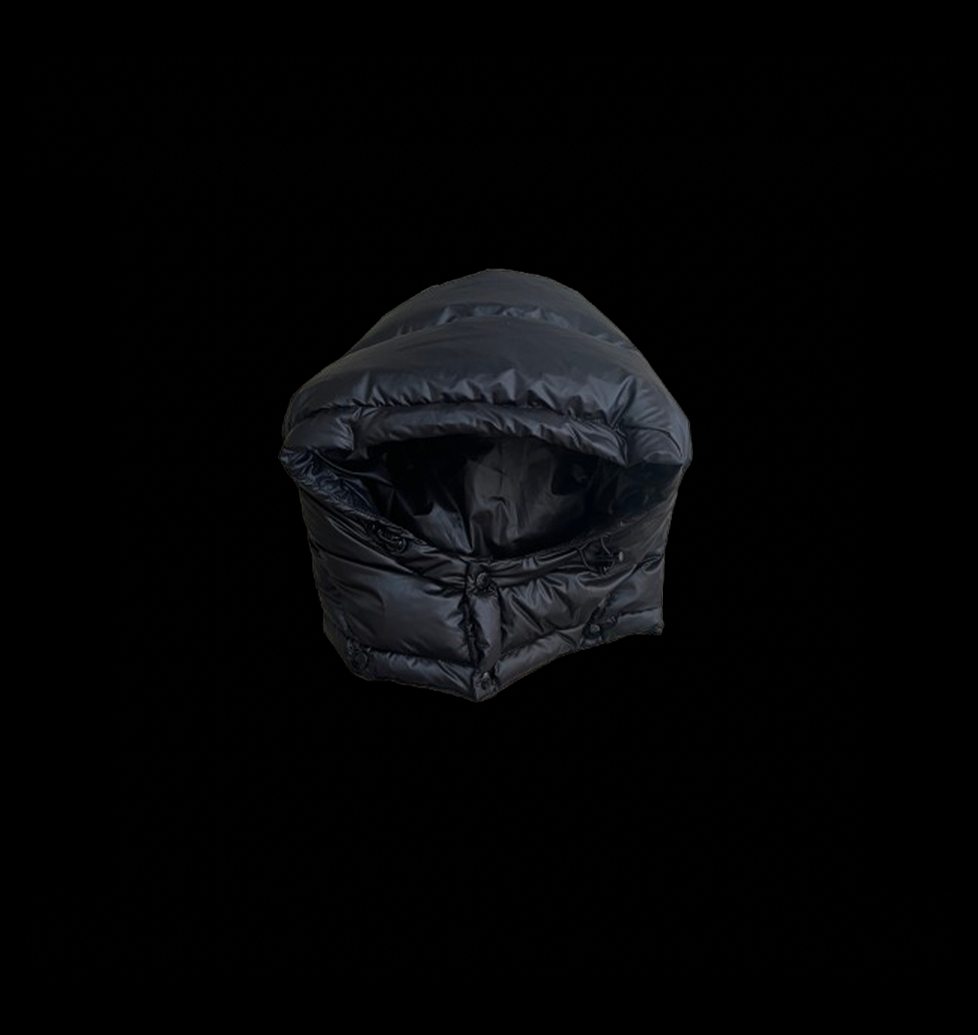 MONCLER SOLANDER BATMAN HOODED SHORT DOWN JACKET