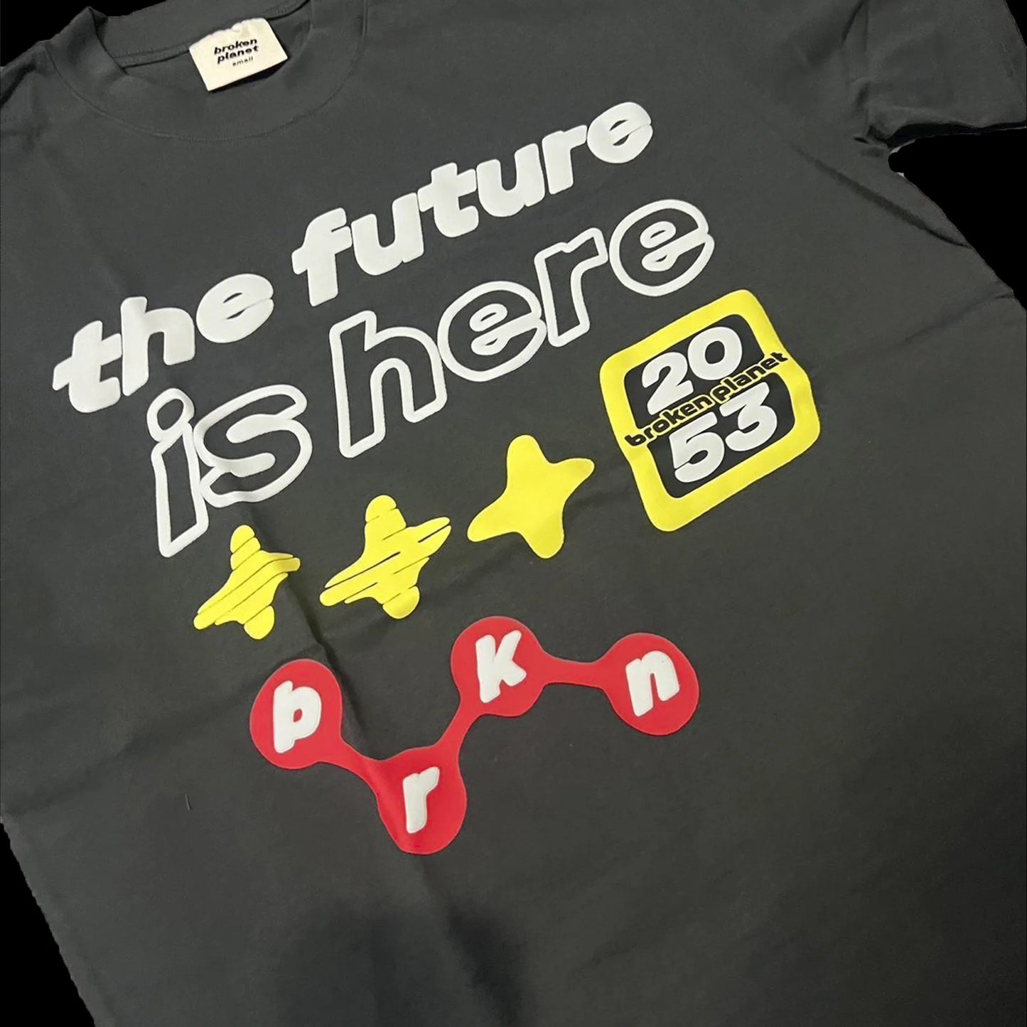 BROKEN PLANET THE FUTURE IS HERE T-SHIRT