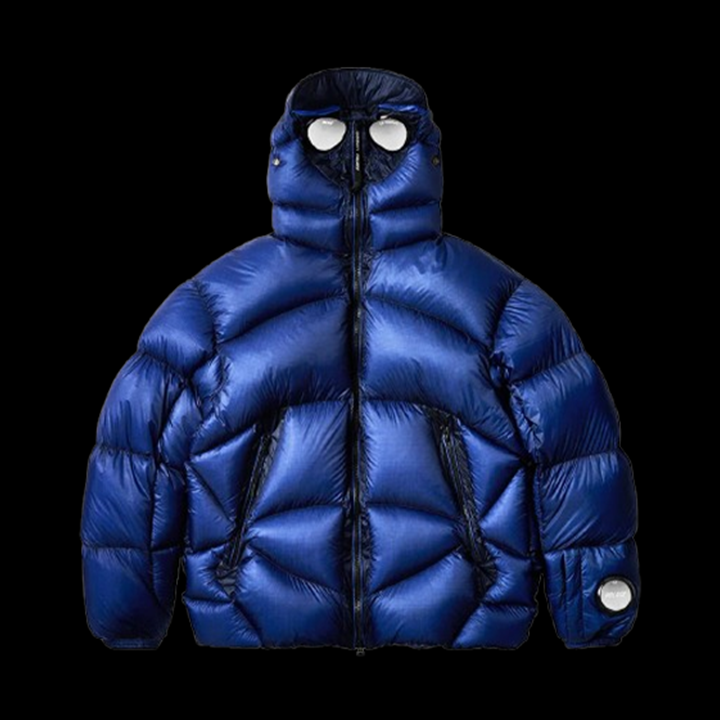 PALACE X C.P. COMPANY PUFFER JACKET (BRIGHT COBALT)