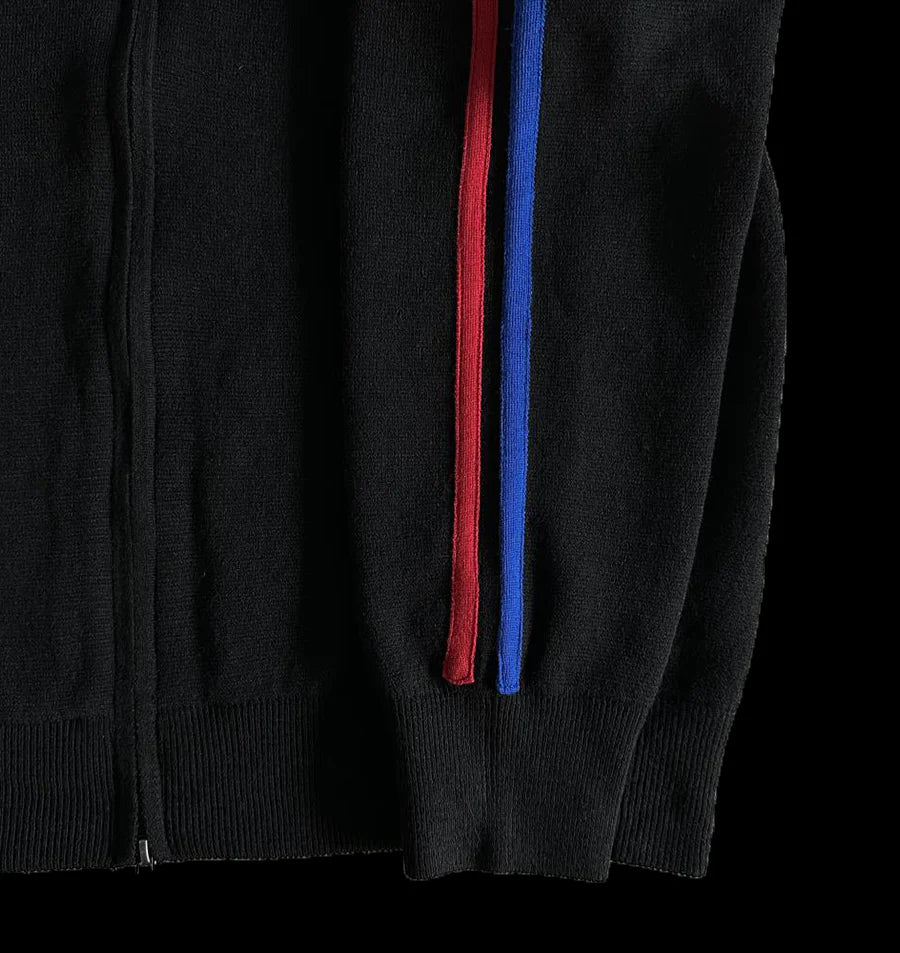 CORTEIZ VVS KNIT-ZIP (BLACK/RED/BLUE)