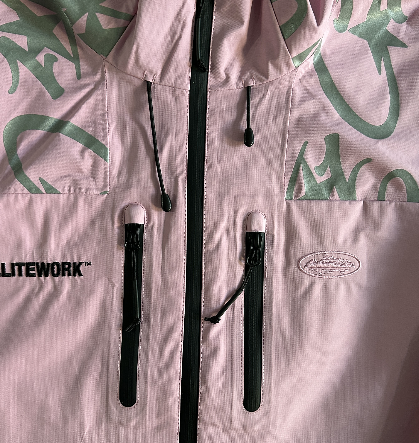 CORTEIZ ELITEWORK WATERPROOF SHELL JACKET (PINK)